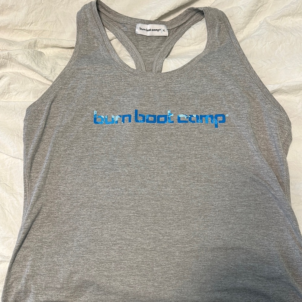 Burn Boot Camp Women’s XL grey Shirt